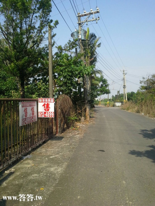 屏東縣潮州鎮四春段臨路農地+農舍視意圖