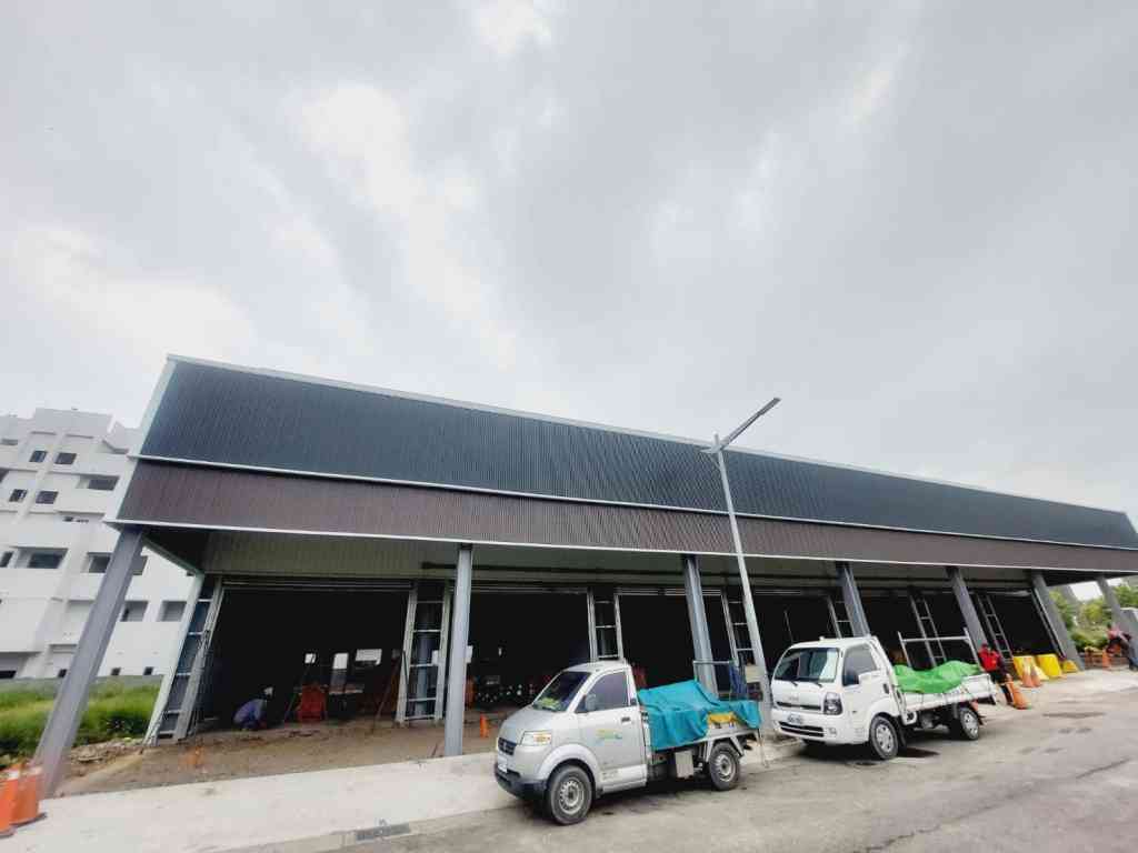 14期北屯中清敦化★全新鋼骨挑高大面寬6.5米店面視意圖